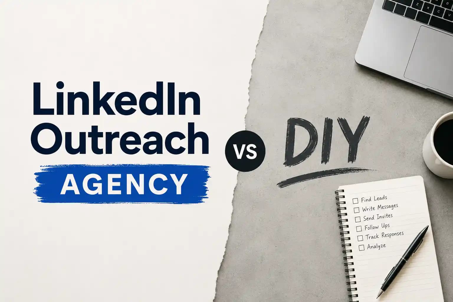 LinkedIn Outreach Agency vs DIY